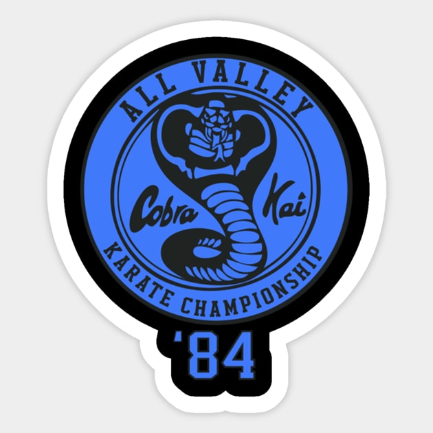 Cobra Kai All Valley Fun Art gift Sticker by MIRgallery